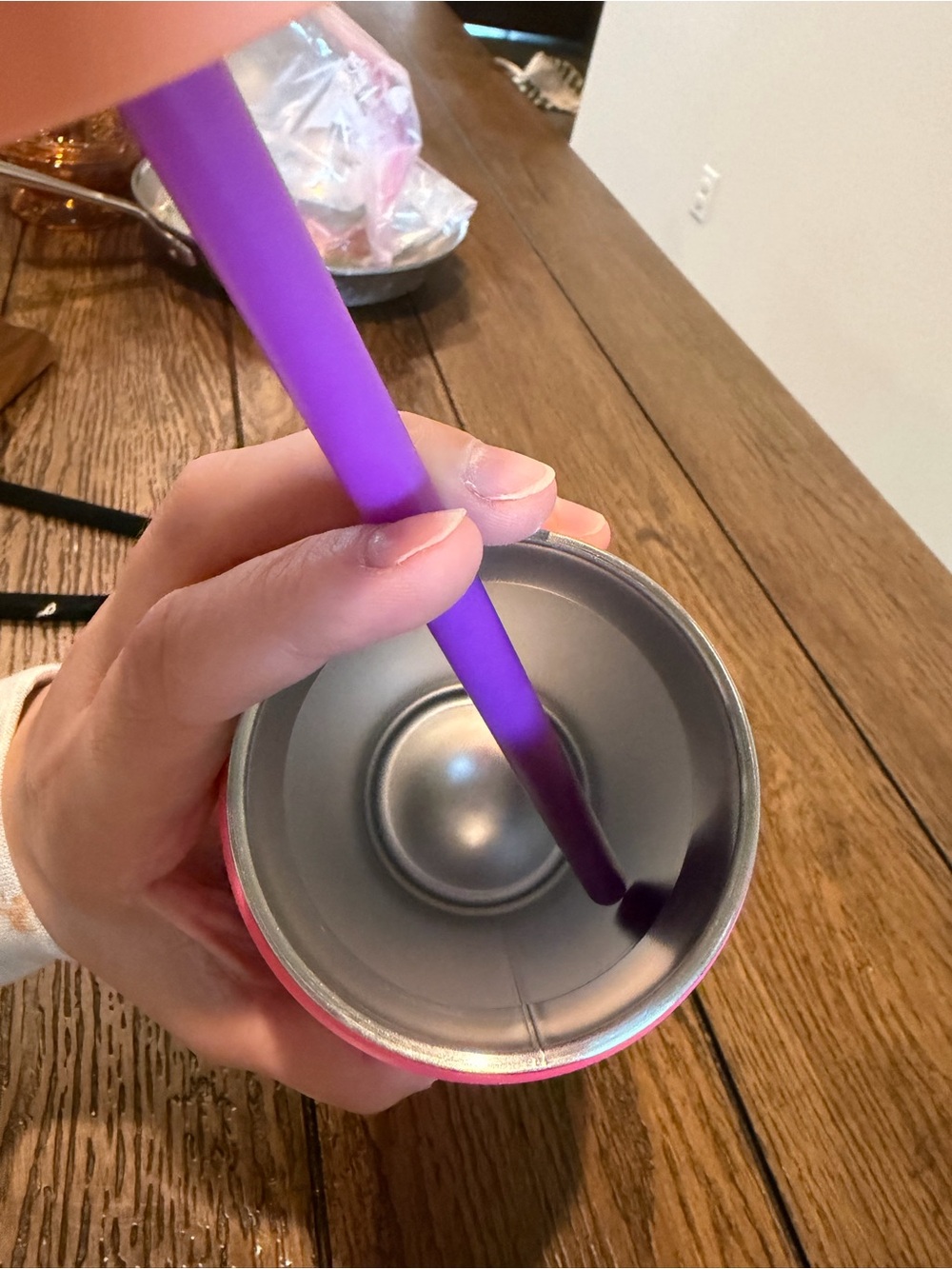 Owala Free-Sip Insulated Stainless Steel Water Bottle With Straw 24 oz Pink - Picture 7 of 8